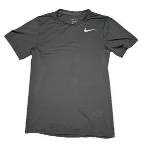 Nike Mens Small Dri-Fit Short Sleeve Shirt Black